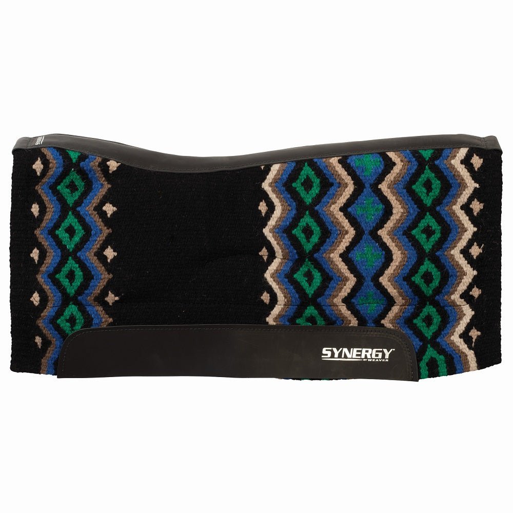 Weaver Leather Synergy Natural Fit Performance Wool Blend Felt Saddle Pad - Hooves and Paws