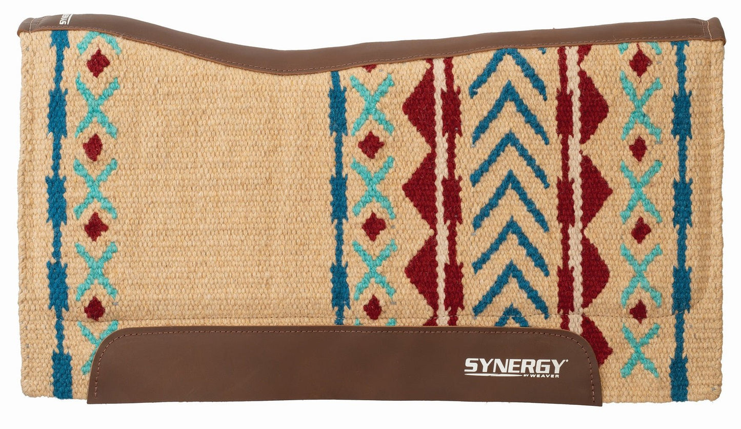 Weaver Leather Synergy Natural Fit Performance Wool Blend Felt Saddle Pad - Hooves and Paws