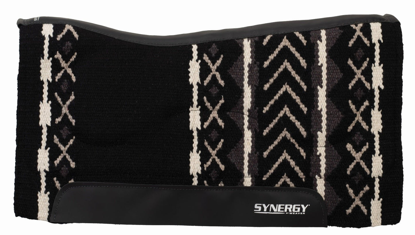 Weaver Leather Synergy Natural Fit Performance Wool Blend Felt Saddle Pad - Hooves and Paws