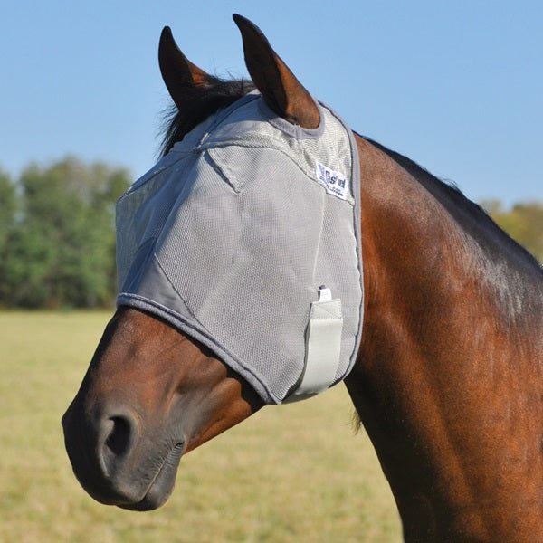 Cool Cashel Crusader Sun Fly Mask - Hooves and Paws