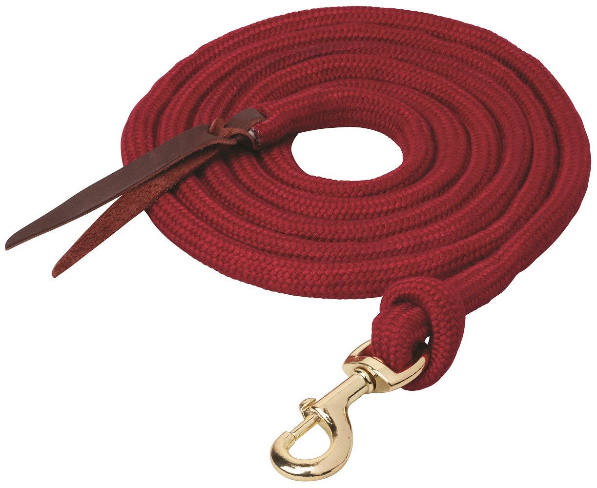 Weaver Leather Bamboo Ecoluxe Horse Equine Lead Rope with Snap 10' - Hooves and Paws