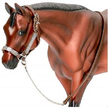 Breyer Western Show Leather Halter w/ Lead Traditional Series Horse Model #2490