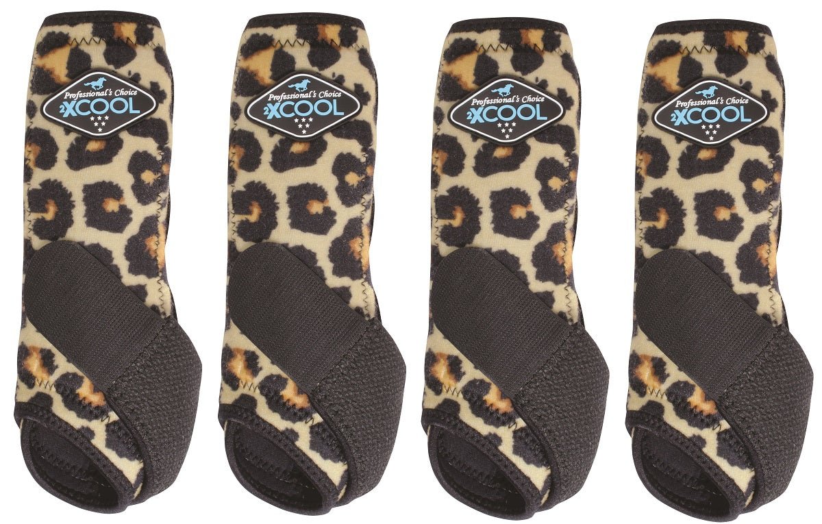 Professional's Choice Sports Medicine 2XCOOL Pattern Horse Equine Boots 4 - Pack - Hooves and Paws
