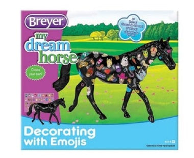 Breyer Classics Model Horse 1:12 Decorate Emoji Sticker Horse #4214