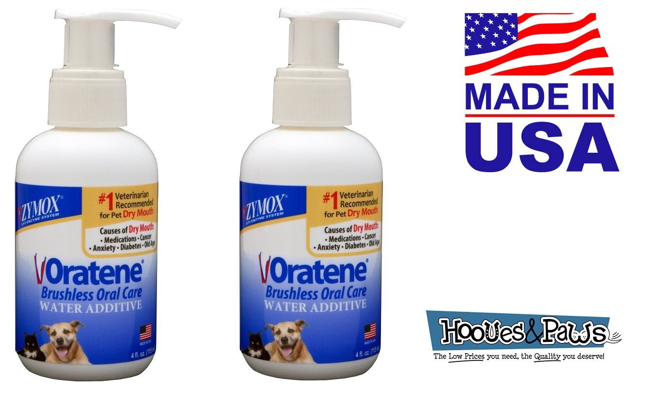 Zymox Oratene Biotene Drinking Water Additive Dental Care Pet Dog 4 oz Bottle - Hooves and Paws