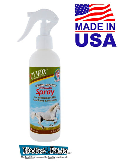 Zymox Equine Horse Defense Enzymatic Spray for Skin Conditions 8 oz - Hooves and Paws