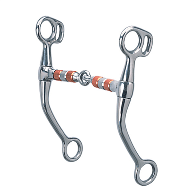 Weaver Leather Bit,Stainless Steel 5'' Stainless Steel Tm Thumb,6 1/2''Cheek - Hooves and Paws