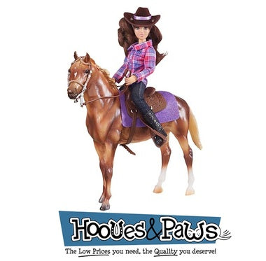 Breyer Classics Western Casual Horse and Rider New 2018 Model #61116