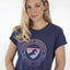Shires Equine Aubrion Croxley Riding T-Shirt Dark Navy Shirt Ladies 8160 - Hooves and Paws