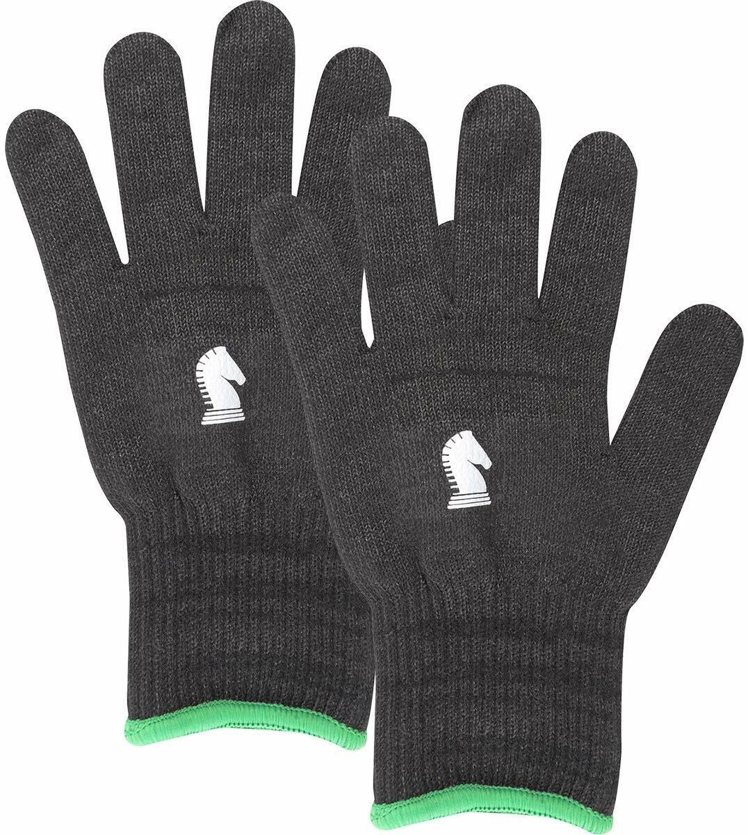 Classic Equine Barn Pair of Insulated Gloves Horse Black Glove - Hooves and Paws