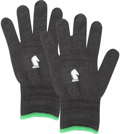 Classic Equine Barn Pair of Insulated Gloves Horse Black Glove - Hooves and Paws