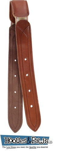 Cashel Elastic Leather Billet Strap Breathe-Easy Chestnut For Western Saddles