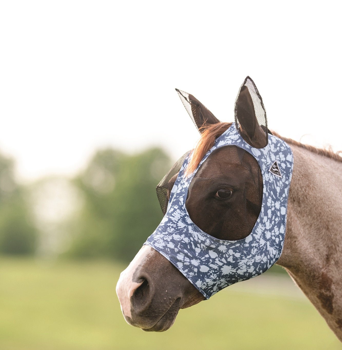 Professional's Choice Comfort Fit Horse Lycra Fly Mask with Ears All Sizes - Hooves and Paws