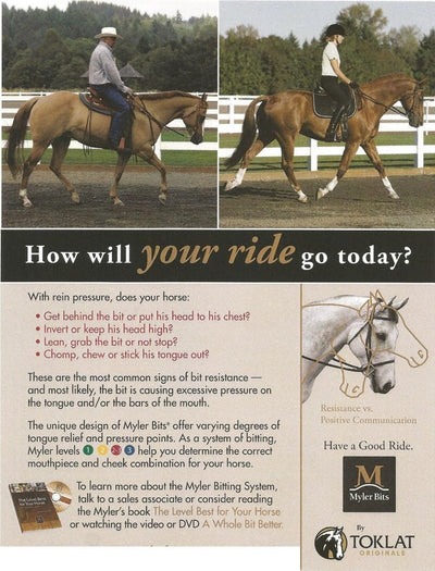 Myler Eggbutt Without Hooks With Stainless Steel Low Port Comfort Snaffle 5 Inch Mouth Copper Inlay Mb 04 - Hooves and Paws