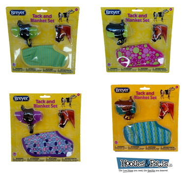 Breyer 1:12 Classic Freedom Series Model Horse Tack / Blanket and Halter Play Set Assorted