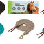 Weaver Leather Bamboo Ecoluxe Horse Equine Lead Rope with Snap 10' - Hooves and Paws