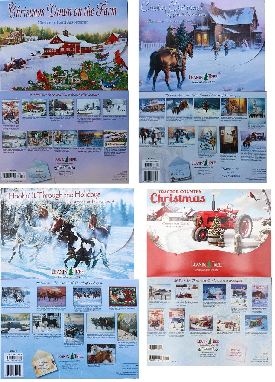 Leanin Tree Christmas 20 Card Box Set