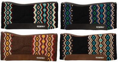 Weaver Leather Synergy Natural Fit Performance Wool Blend Felt Saddle Pad - Hooves and Paws