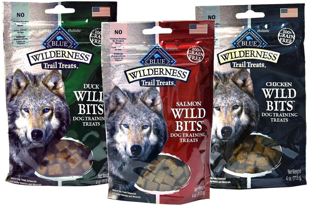 Blue Buffalo Wilderness Wild Bits Treat 4oz All Natural Made in USA