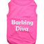 Parisian Pet Barking Diva Embroidered Tshirt - Hooves and Paws