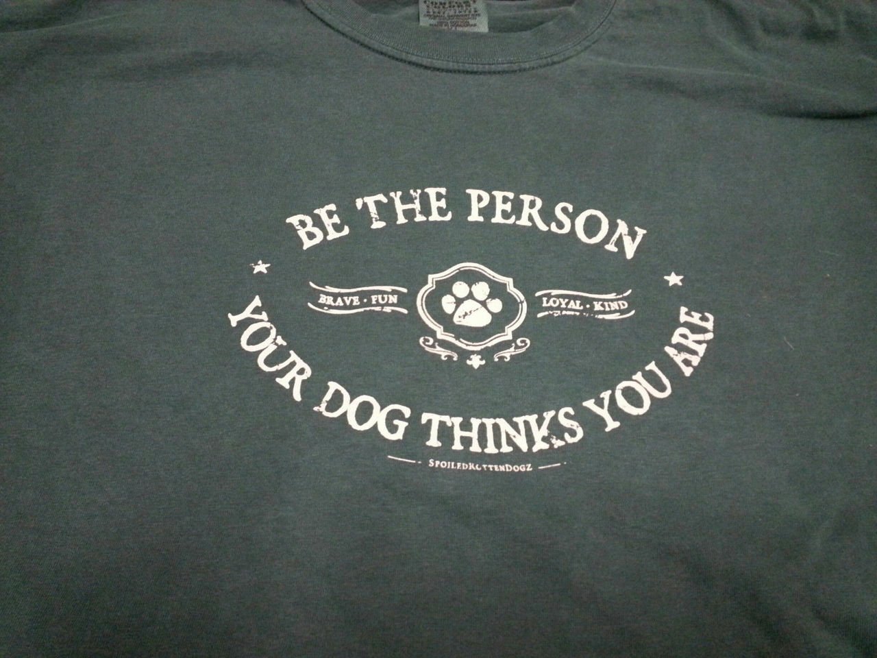 Adult T-shirt - Be The Person - Hooves and Paws