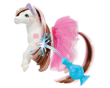 Breyer Color Changing Bath Toy, Blossum The Ballerina Horse, Brown/ White with Surprise Pink Markings, 7" X 7.5" #7231