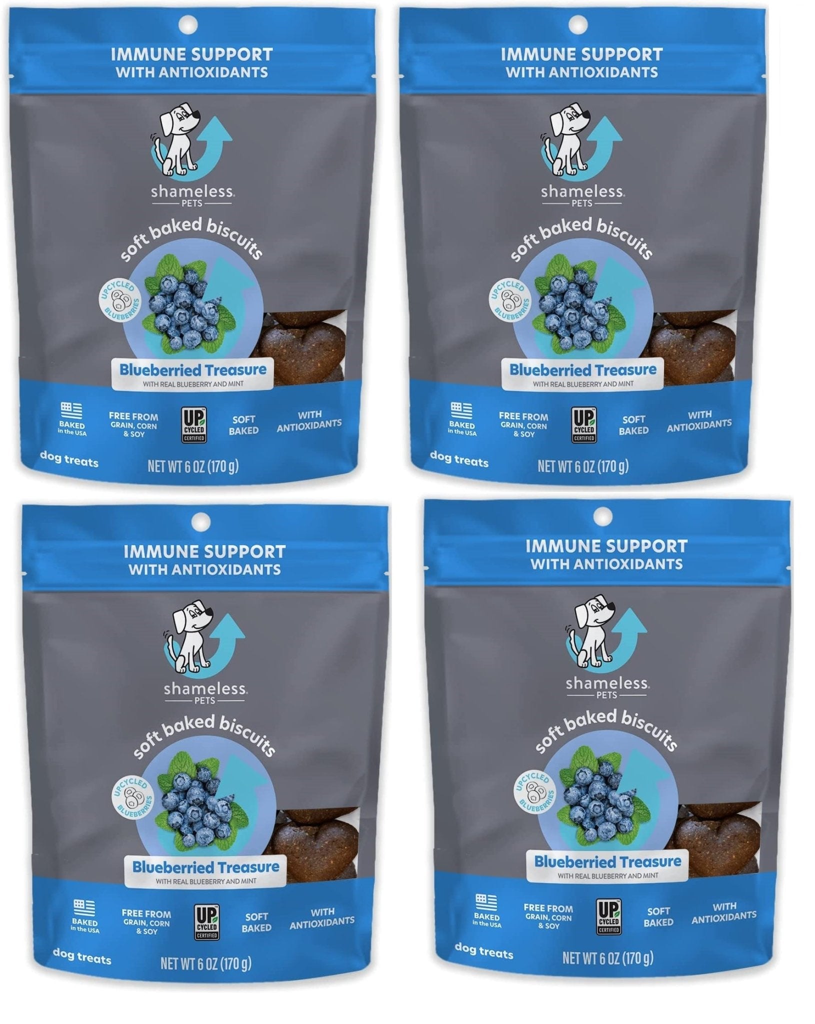 SHAMELESS PETS Soft Dog Treats - Natural Healthy Treats Grain Free Biscuits - Hooves and Paws