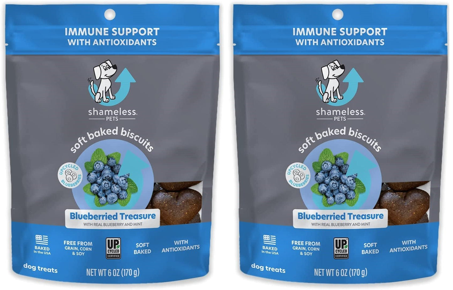 SHAMELESS PETS Soft Dog Treats - Natural Healthy Treats Grain Free Biscuits - Hooves and Paws