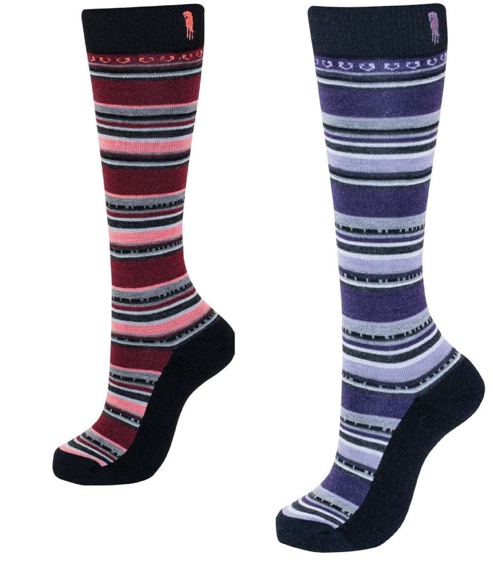 Noble Equestrian Over the Calf Noblewool Equine Boot Socks
