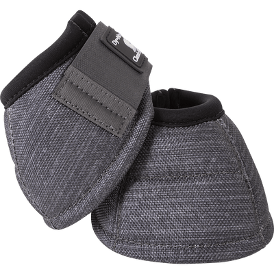 Classic Equine Dynohide 2520D No Turn Horse Overreach Bell Boots Charcoal Gray - Hooves and Paws