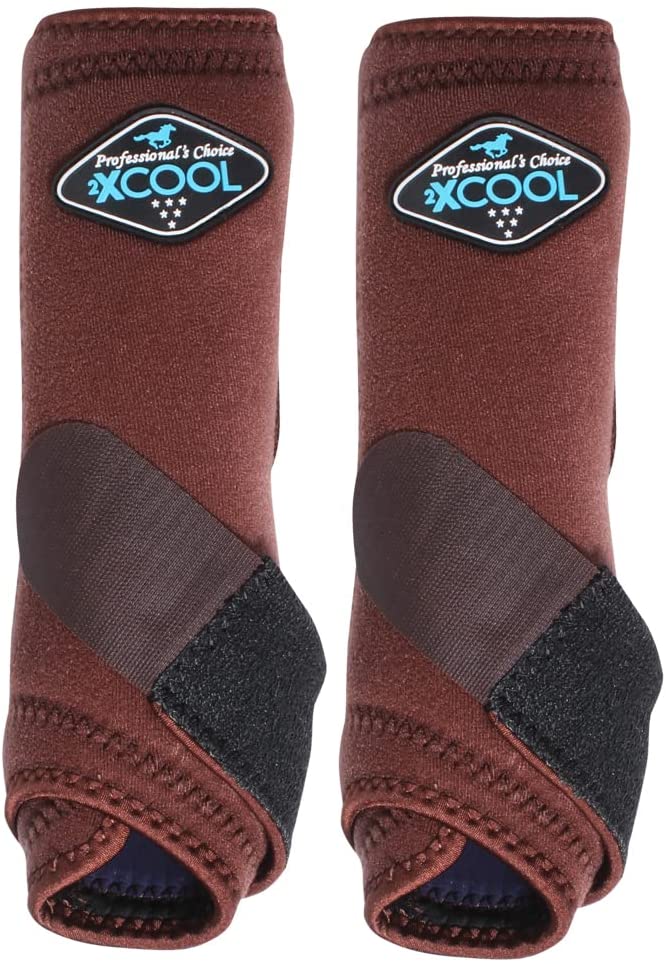Professional's Choice Sports Medicine 2XCOOL Pattern Horse Equine Boots Front Pair - Hooves and Paws