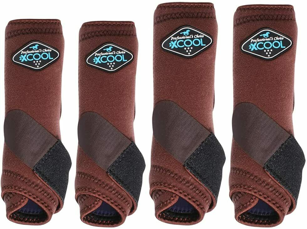 Professional's Choice Sports Medicine 2XCOOL Pattern Horse Equine Boots 4 - Pack - Hooves and Paws