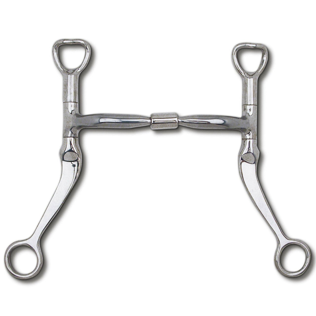 Myler Flat Shank With Sweet Iron Comfort Snaffle 5 Inch Mouth Copper Inlay Mb 01 - Hooves and Paws