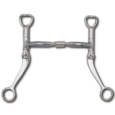 Myler Flat Shank With Sweet Iron Comfort Snaffle 5 Inch Mouth Copper Inlay Mb 01 - Hooves and Paws