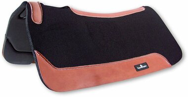 Classic Equine Contourpedic Saddle Pad - Blk - Hooves and Paws