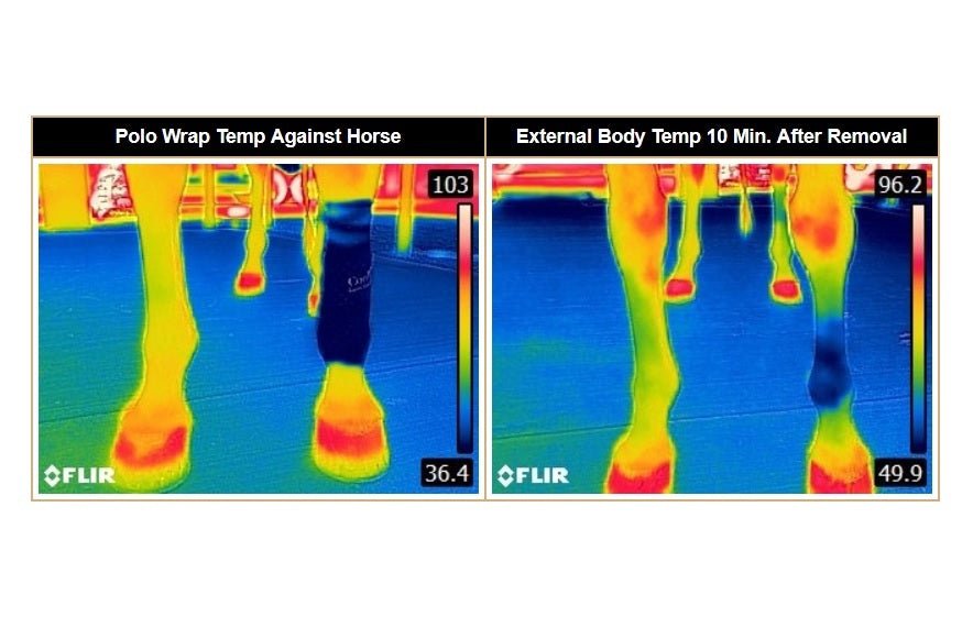 Weaver Leather CoolAidÂ® Horse Tan Polo Wraps Equine Cooling Wrap - Hooves and Paws