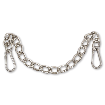 Martin Saddlery Curb Strap Si Chain Stainless Steel Clips - Hooves and Paws
