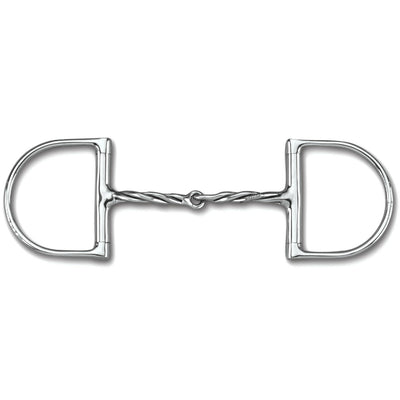 Myler English Dee Without Hooks With Cyprium Twisted Snaffle 5 Inch Mouth Mb 09t - Hooves and Paws