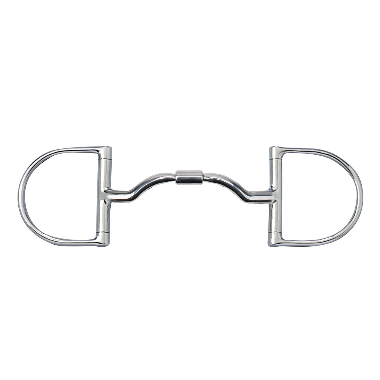 Myler 3 3/8" Medium Dee With Wide Ported Barrel Snaffle 5 Inch Mouth English Dee W/O Hooks Mb 33wl - Hooves and Paws