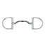 Myler 3 3/8" Medium Dee With Wide Ported Barrel Snaffle 5 Inch Mouth English Dee W/O Hooks Mb 33wl - Hooves and Paws