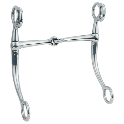 Weaver Leather Stainless Steel 6 X 8 Tom Thumb Snaffle - Hooves and Paws