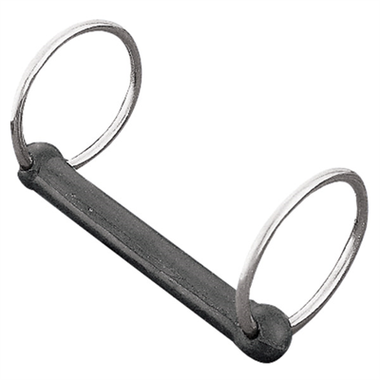Weaver Leather 6'' Rubber Bit With Stainless Steel Rings
