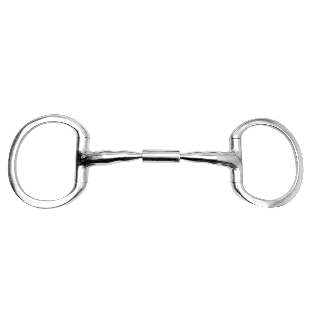 Myler Eggbutt Snaffle Without Hooks 5 1/2 Inch Mouth Copper Inlay Stainless Steel Mb 02 - 14mm - Hooves and Paws