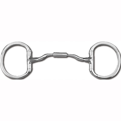 Myler Eggbutt Without Hooks With Stainless Steel Low Port Comfort Snaffle 5 Inch Mouth Copper Inlay Mb 04 - Hooves and Paws