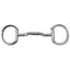 Myler Eggbutt Snaffle Without Hooks With 14mm Forward Tilted Port 6 Inch Mouth W/O Hooks Mb 36 - 14mm - Hooves and Paws