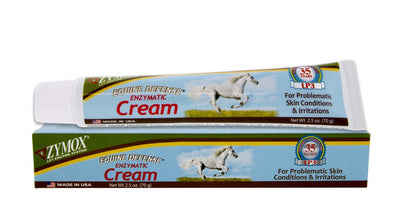 Zymox Equine Horse Defense Skin Cream Infection Wound Treatment 2.5 oz Tube - Hooves and Paws