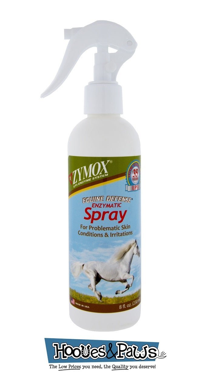 Zymox Equine Horse Defense Enzymatic Spray for Skin Conditions 8 oz - Hooves and Paws
