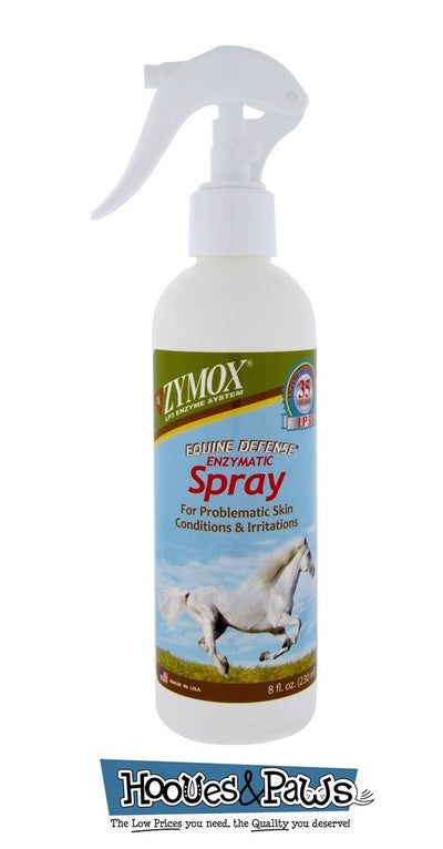 Zymox Equine Horse Defense Enzymatic Spray for Skin Conditions 8 oz - Hooves and Paws