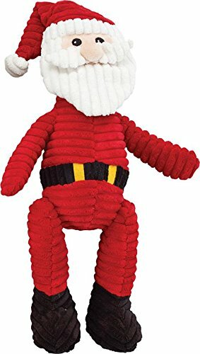 Ethical Dog Toy pet Plush Holiday Christmas Corduroy Santa Toy 23"