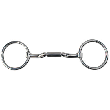 Myler Loose Ring Snaffle With 14mm Forward Tilted Port 5 Inch Mouth Mb36-14mm